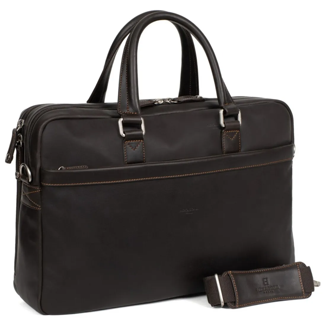 Porte-documents 17'' & A4 Cuir FELIN Marron