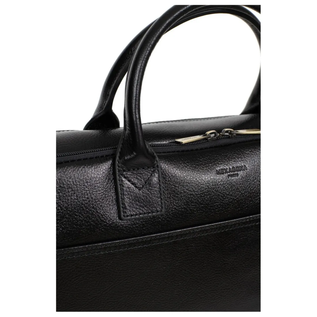 Porte-documents 13'' & A4 Cuir REPUBLIQUE Noir