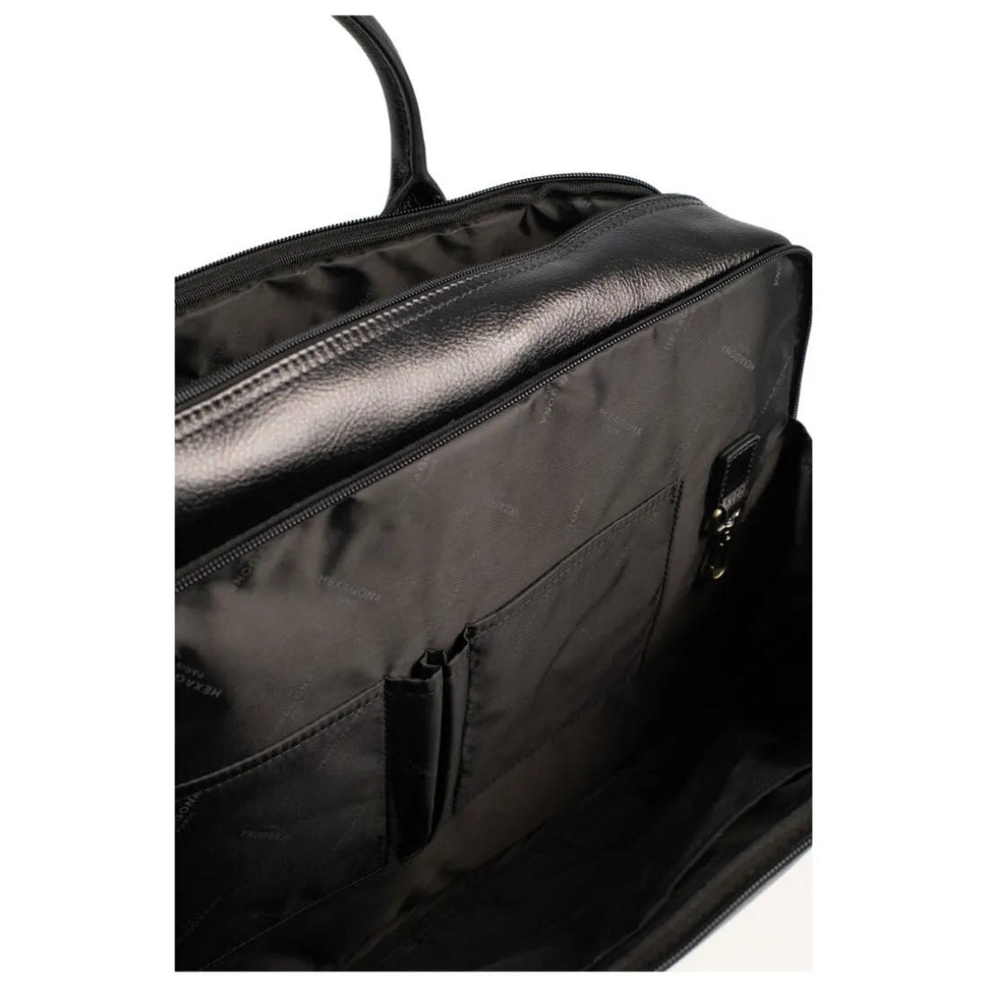 Porte-documents 13'' & A4 Cuir REPUBLIQUE Noir