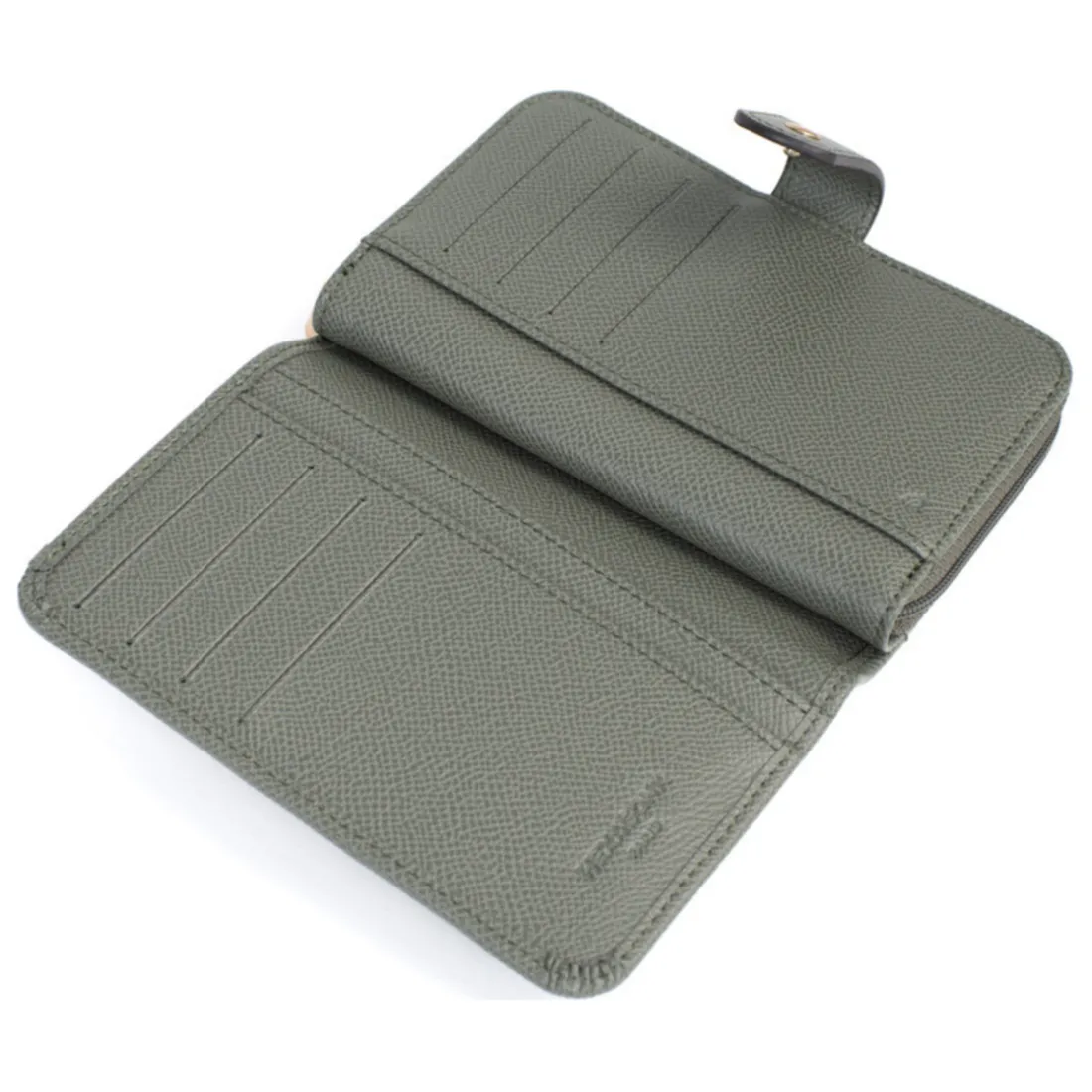 Portefeuille Cuir MERLINE Kaki Cara