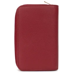 Portefeuille Cuir MERLINE Bordeaux/Multicolore Lana