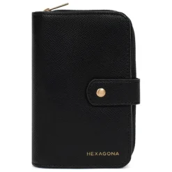Portefeuille Cuir MERLINE Noir Dina