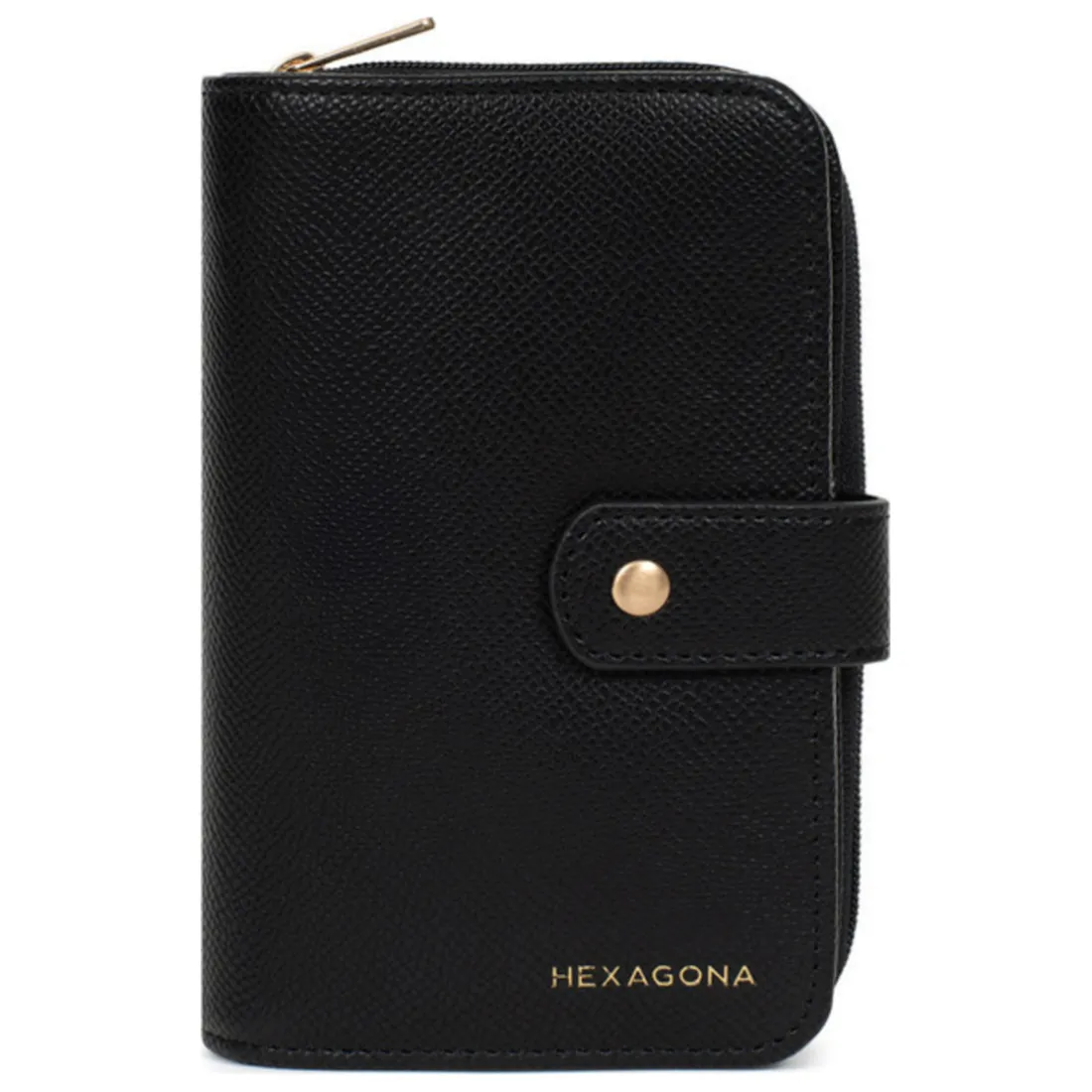 Portefeuille Cuir MERLINE Noir Dina