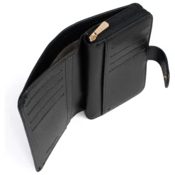 Portefeuille Cuir MERLINE Noir Dina