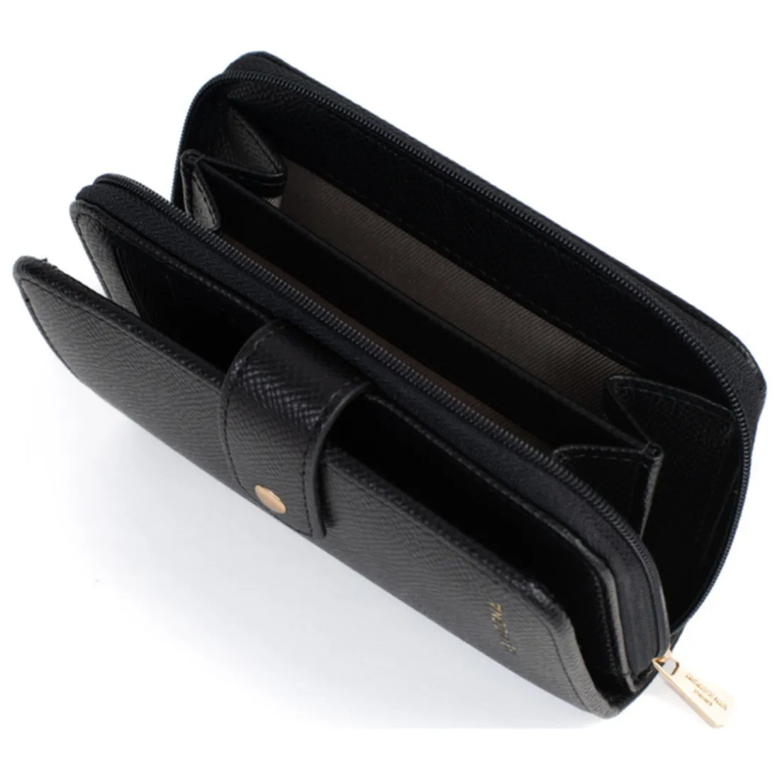 Portefeuille Cuir MERLINE Noir Dina