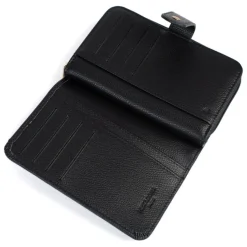 Portefeuille Cuir MERLINE Noir Dina