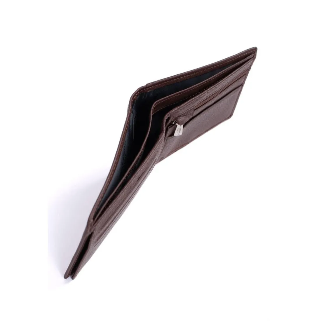 Portefeuille italien Stop RFID Cuir CONFORT Chocolat Ines