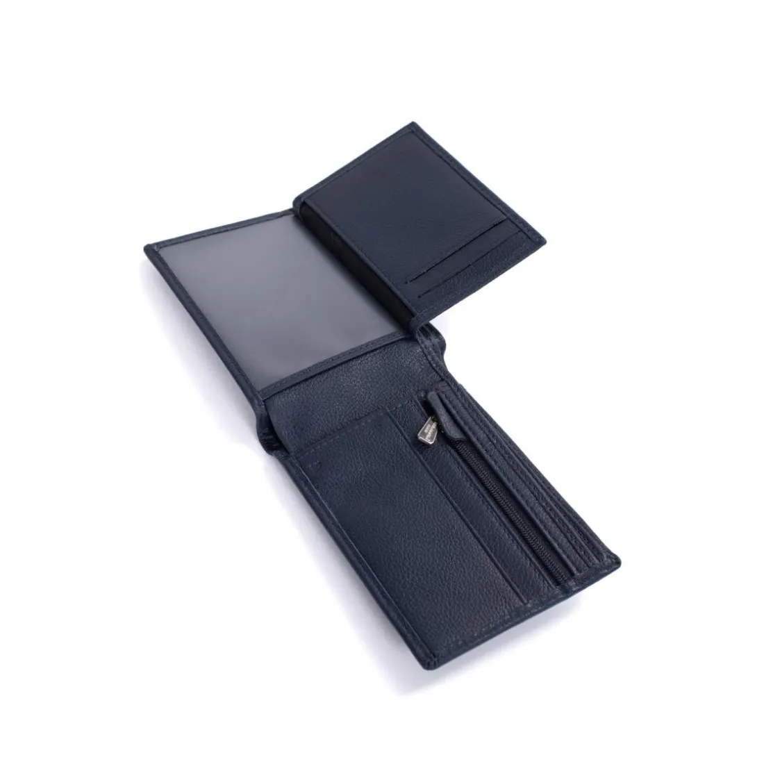 Portefeuille italien Stop RFID Cuir CONFORT Marine Maud
