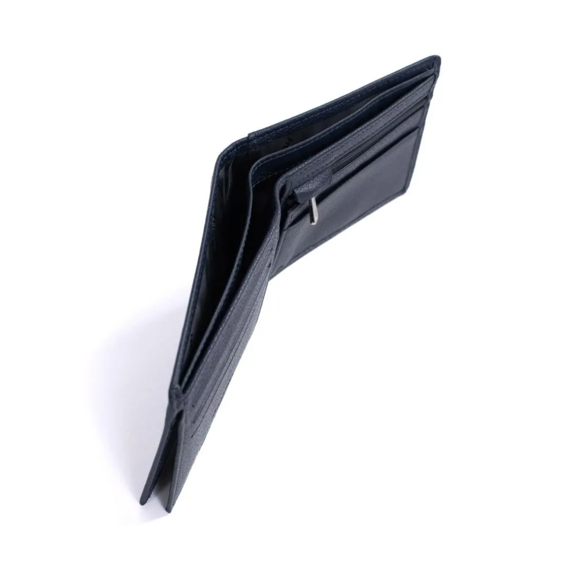Portefeuille italien Stop RFID Cuir CONFORT Marine Maud