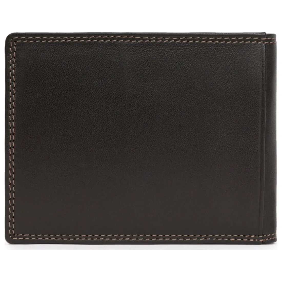 Portefeuille italien Stop RFID Cuir SENSATION Marron foncé Ole