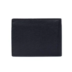 Portefeuille italien Stop RFID Cuir CONFORT Noir Mia