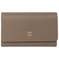 Portefeuille long Stop RFID AUDE Taupe Noémie en cuir Tess