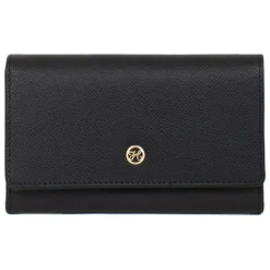 Portefeuille long Stop RFID AUDE Noir Kaye en cuir