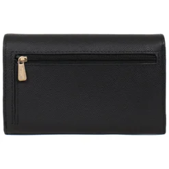 Portefeuille long Stop RFID AUDE Noir Kaye en cuir