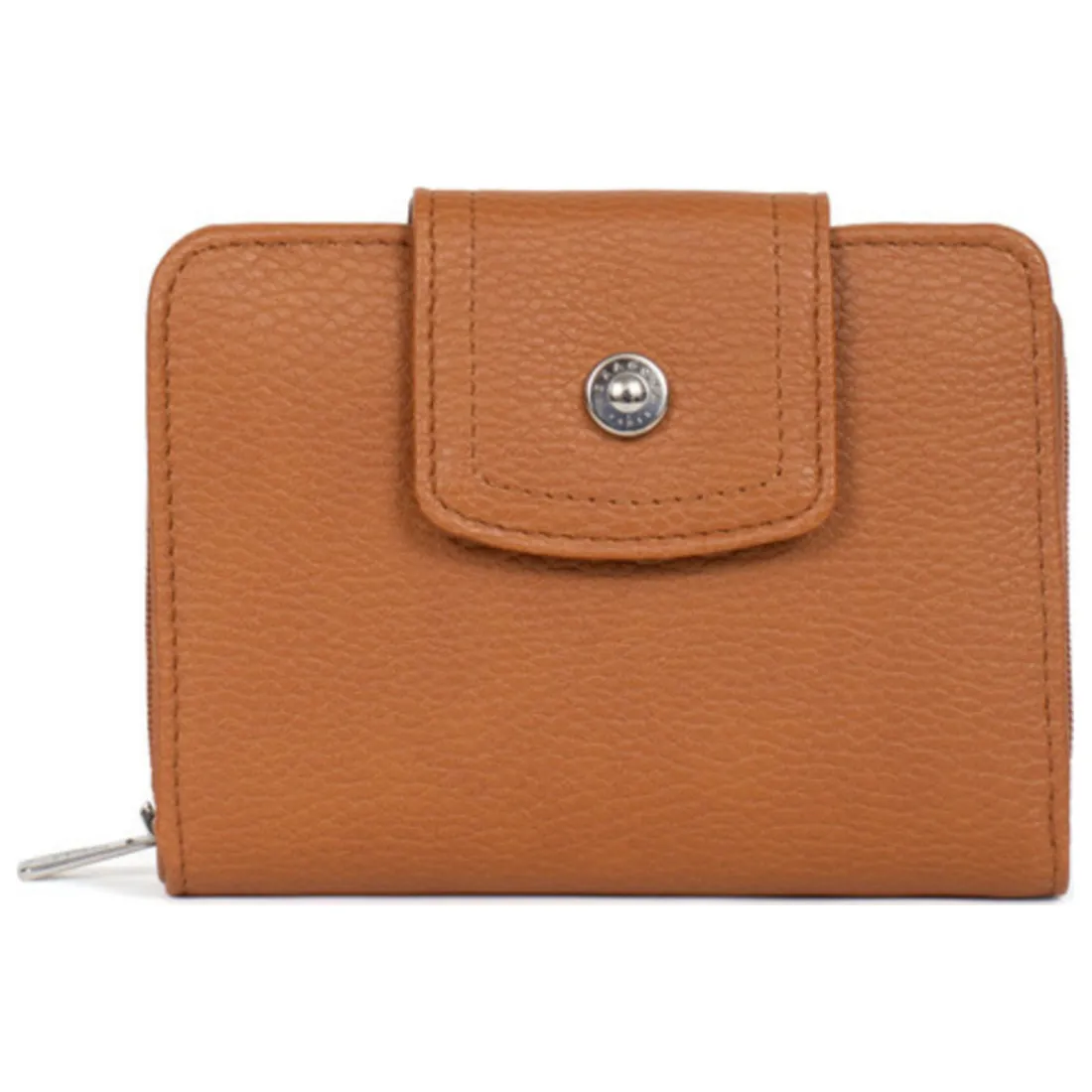 Portefeuille Stop RFID Cuir MAYA Caramel Sia