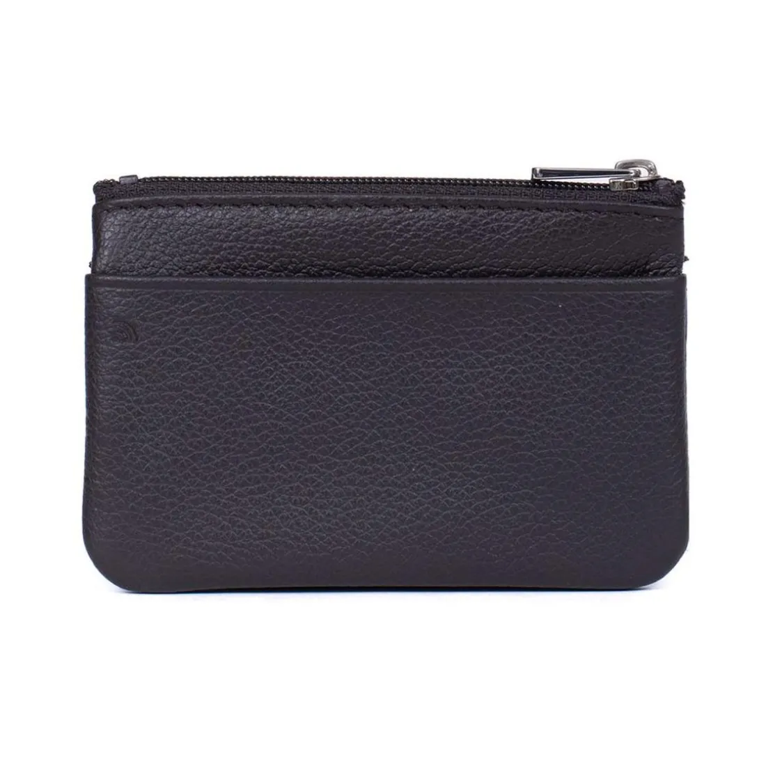 Porte-monnaie Stop RFID Cuir CONFORT Marron foncé Cate