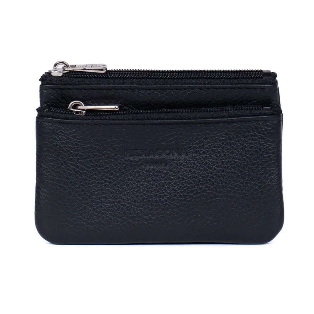 Porte-monnaie Stop RFID Cuir CONFORT Noir Julia