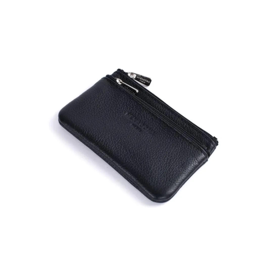 Porte-monnaie Stop RFID Cuir CONFORT Noir Julia