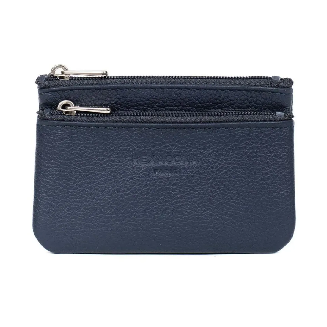 Porte-monnaie Stop RFID Cuir CONFORT Marine Lily