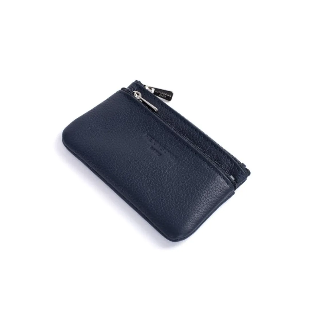 Porte-monnaie Stop RFID Cuir CONFORT Marine Lily