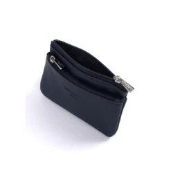 Porte-monnaie Stop RFID Cuir CONFORT Marine Lily