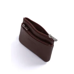 Porte-monnaie Stop RFID Cuir CONFORT Chocolat Sue