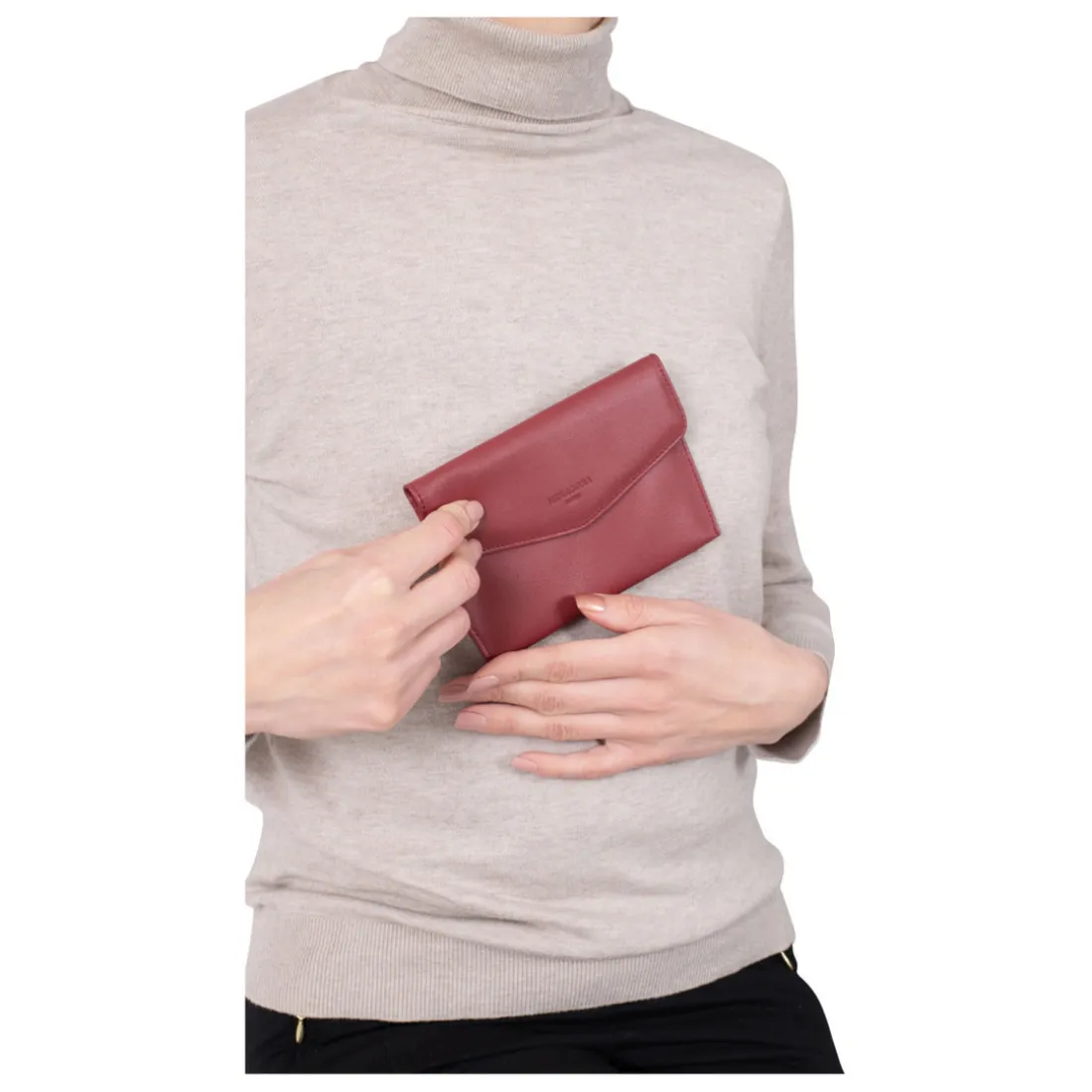 Porte-papiers Cuir SOFT Marine Remy