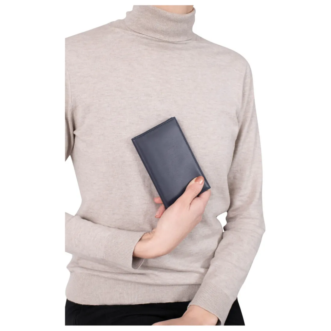 Porte-papiers Cuir SOFT Marine Liam