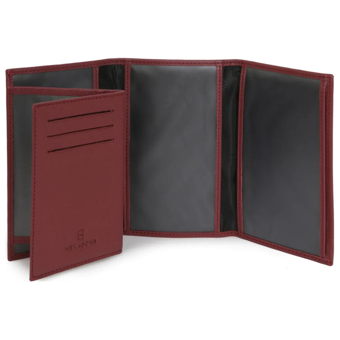 Porte-papiers Cuir SOFT Rouge Sid