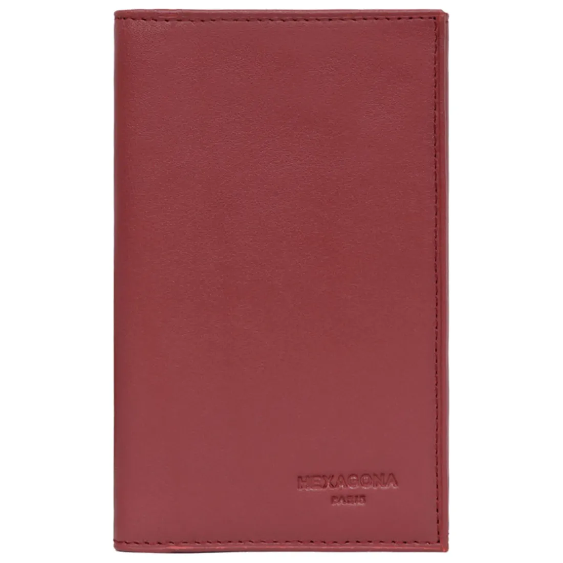 Porte-papiers Cuir SOFT Rouge Zev