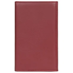 Porte-papiers Cuir SOFT Rouge Zev