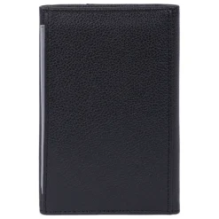 Porte-papiers Stop RFID Cuir DUO Noir/Marine