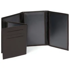 Porte-papiers Stop RFID Cuir SENSATION Marron foncé