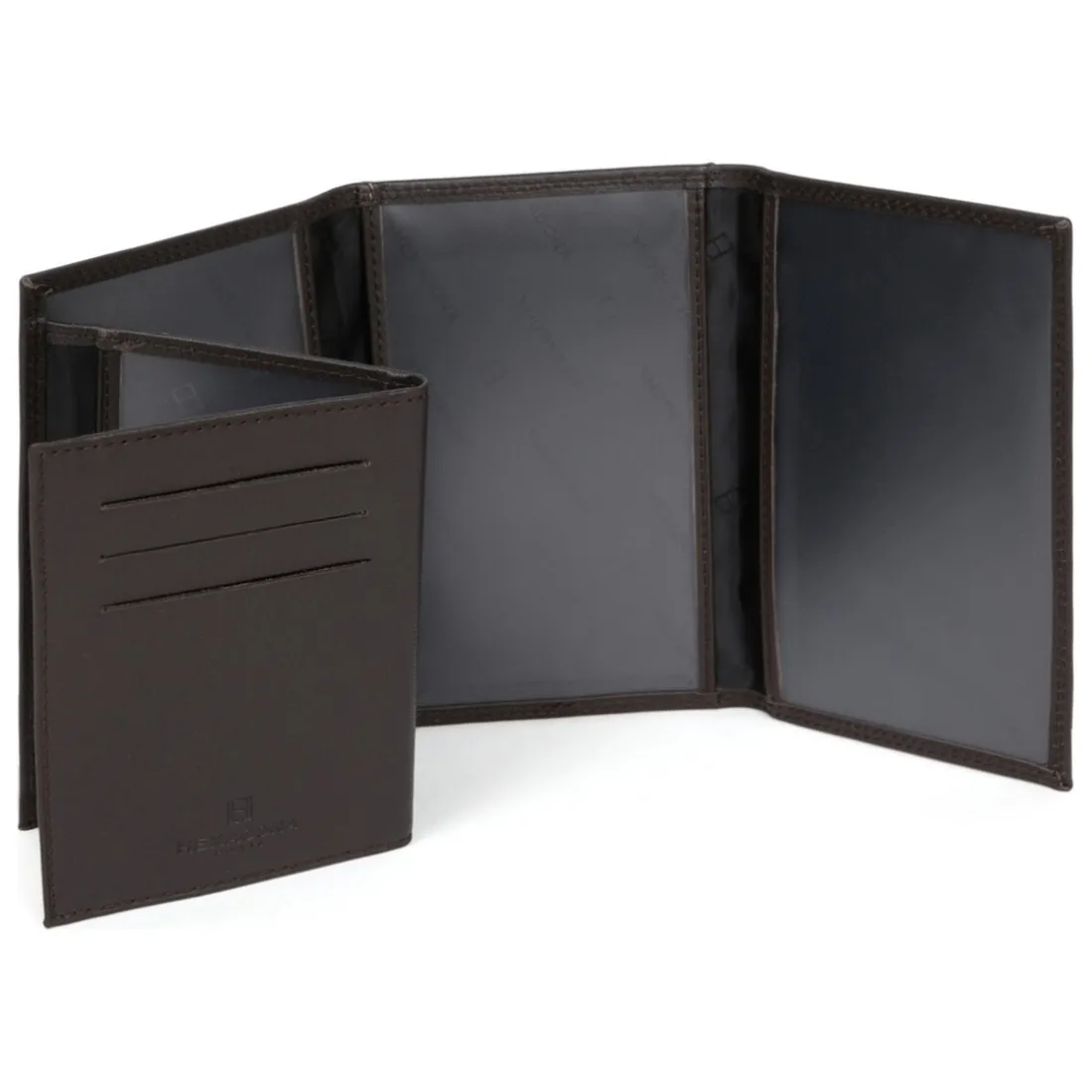 Porte-papiers Stop RFID Cuir SENSATION Marron foncé