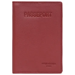 Porte-passeport Cuir SOFT Rouge