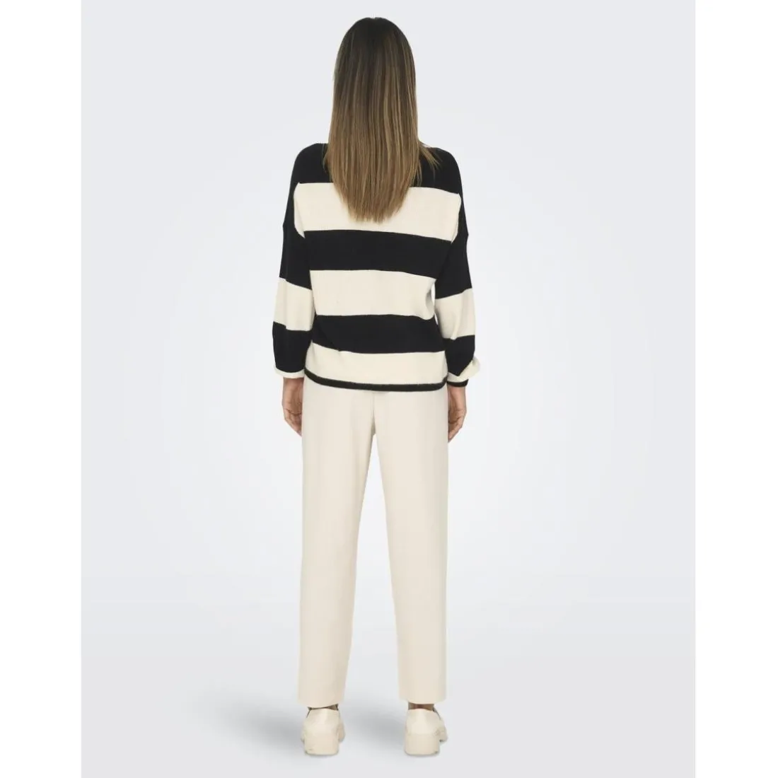 Pull à maille manches longues en viscose Alia