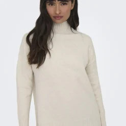 Pull col roulé manches longues Gabriel gris clair Tess