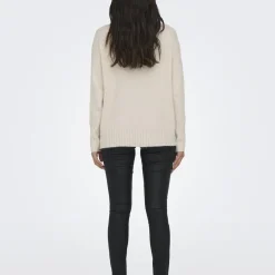 Pull col roulé manches longues Gabriel gris clair Tess