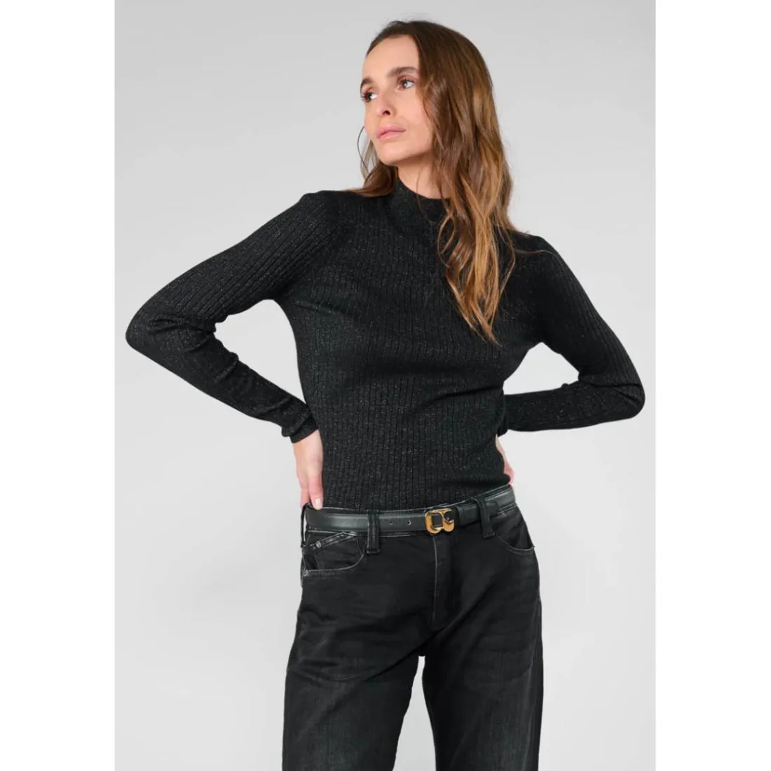 Pull CRUZA noir Louise