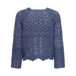 Pull en maille ocre Jade