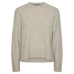 Pull en maille ample Malou gris Eden