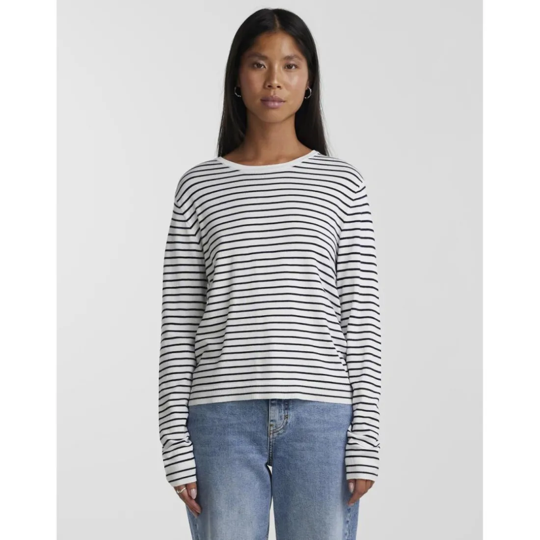 Pull en maille blanc Blair