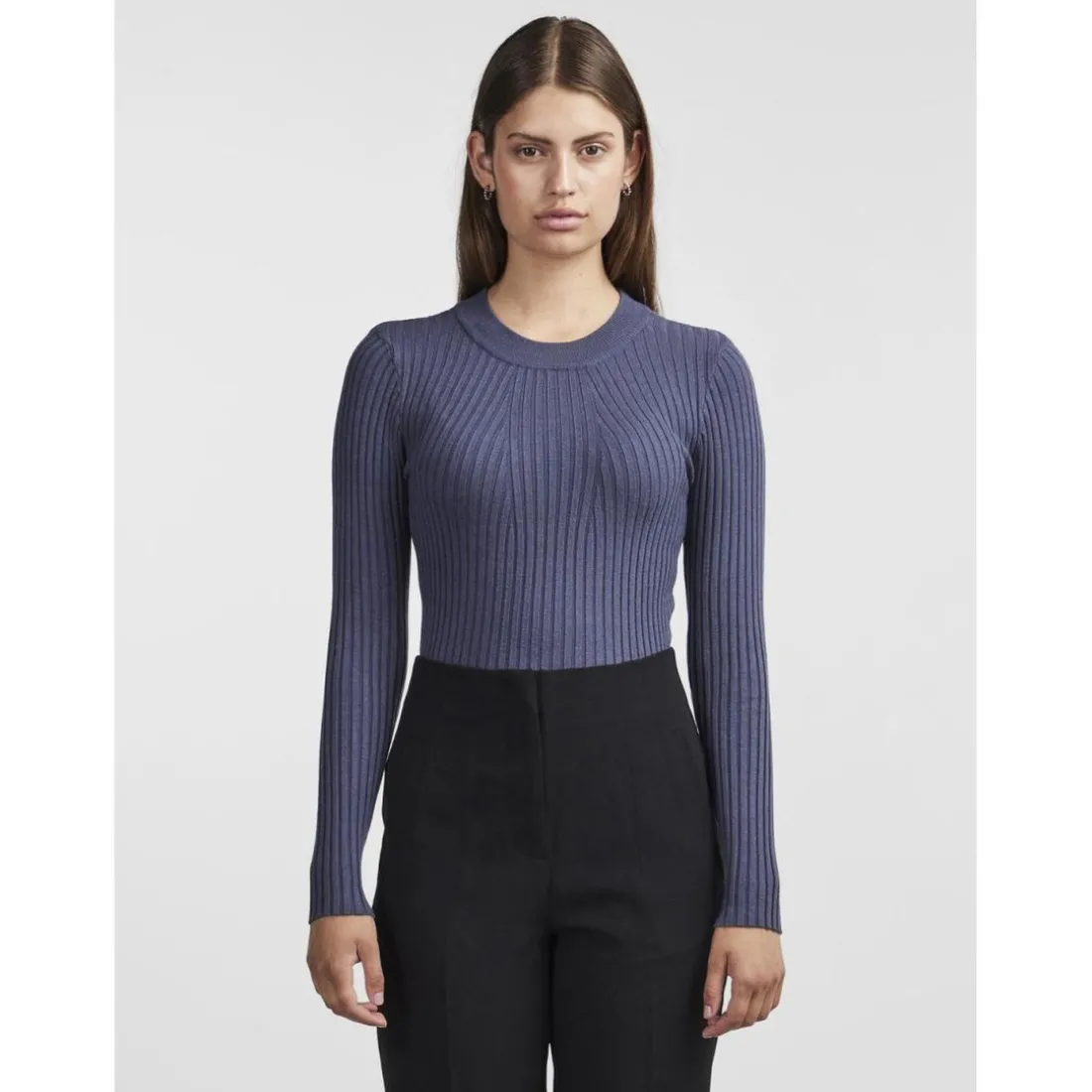 Pull en maille bleu Adele