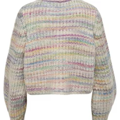 Pull en maille col rond Carma gris clair Ode