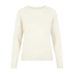 Pull en maille Col rond Manches longues beige Ruth