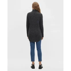 Pull en maille Ellen manches longues gris foncé Beth