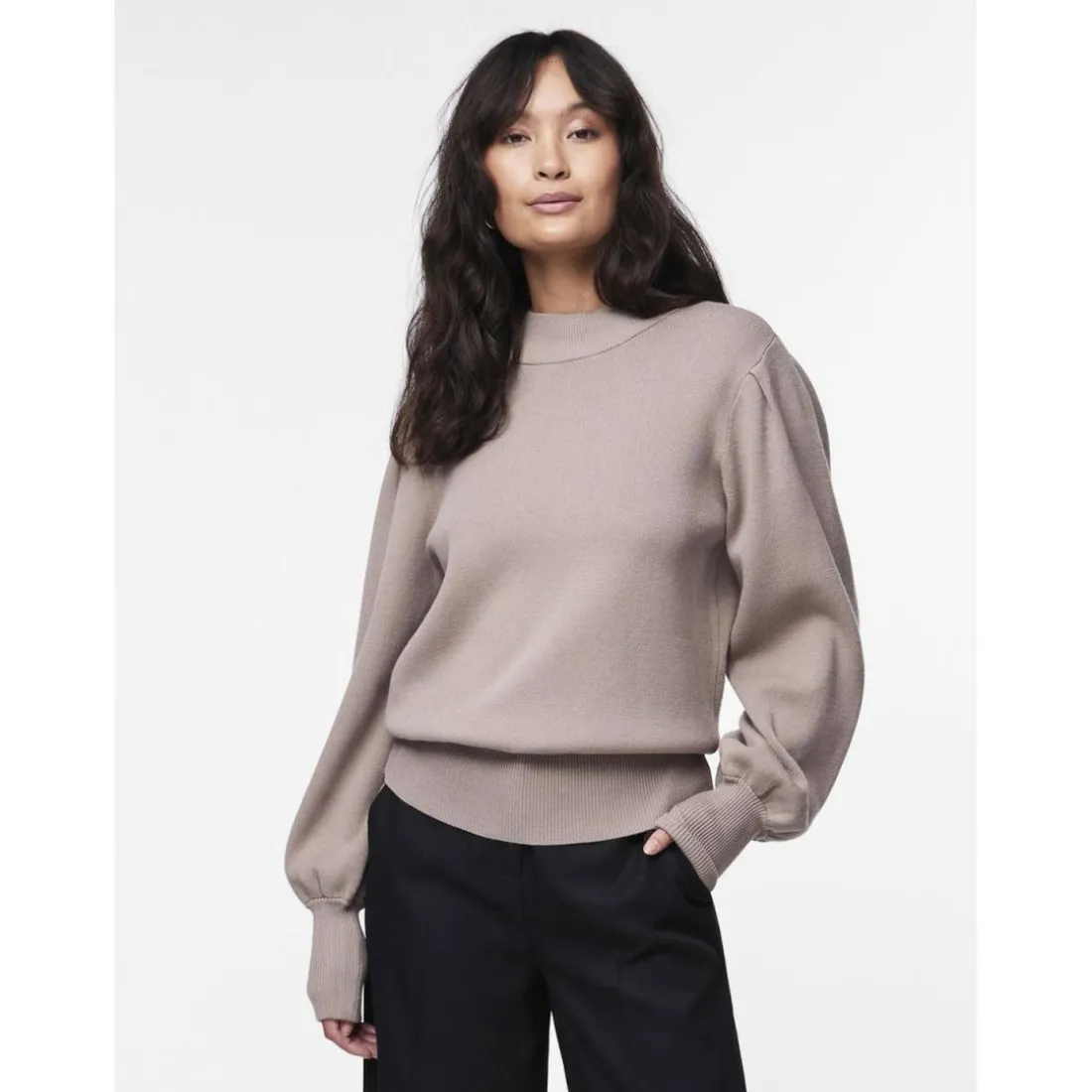 Pull en maille gris Lise