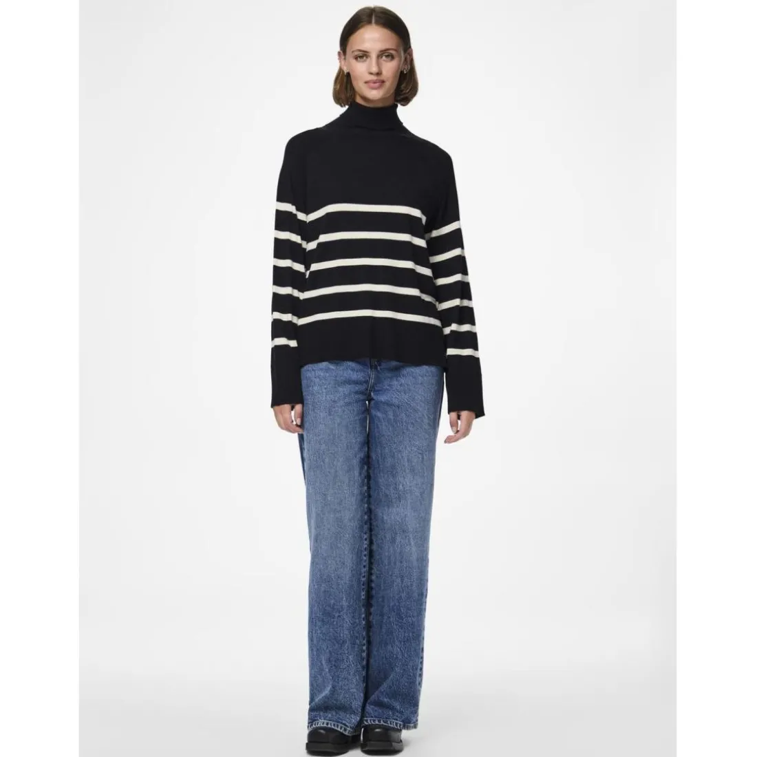 Pull en maille Sia en viscose noir