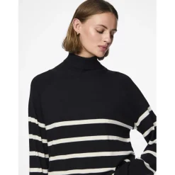 Pull en maille Sia en viscose noir