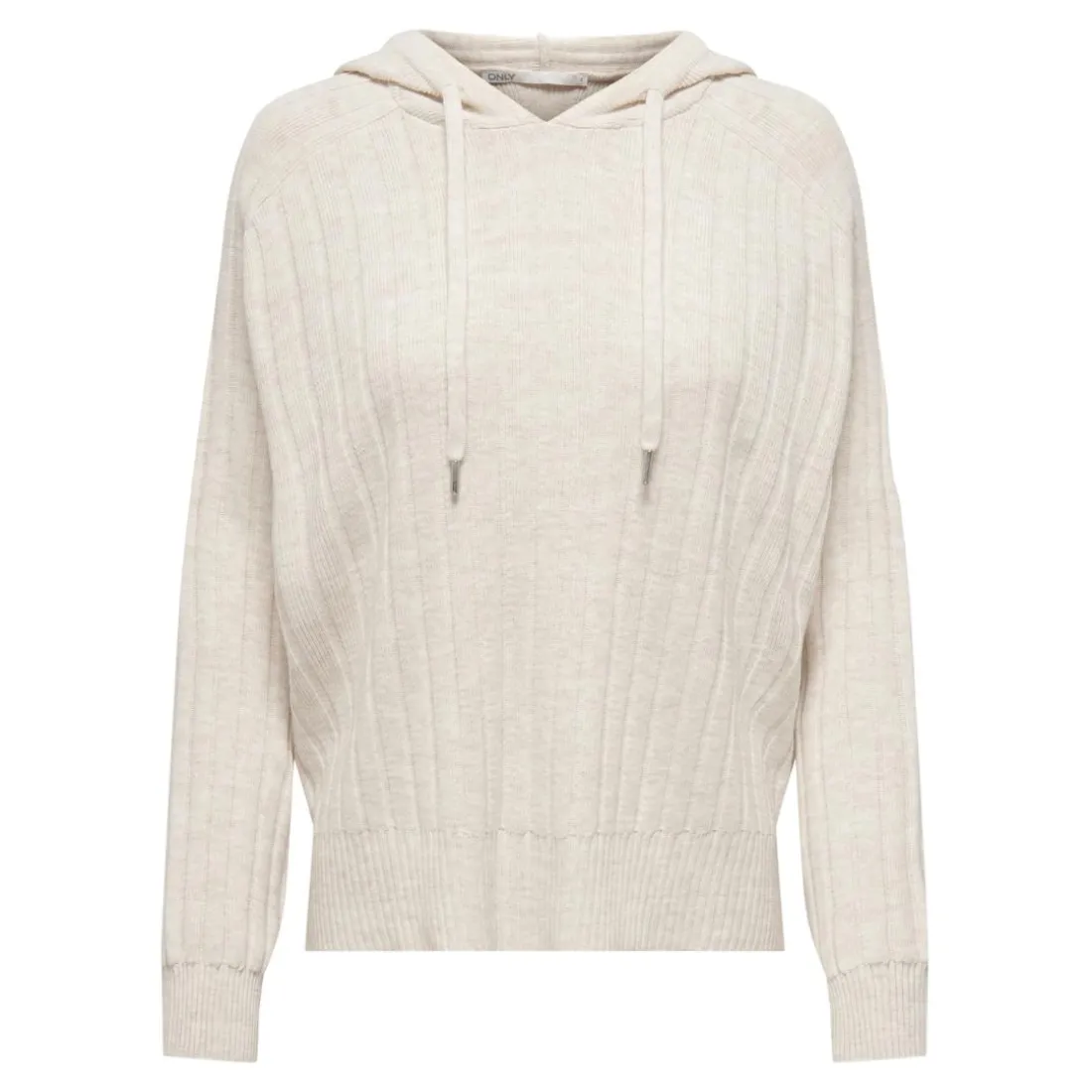 Pull en maille sweat à capuche sweat à capuche gris clair Agnes